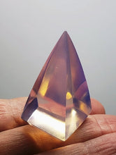 Load image into Gallery viewer, Opalesence - Pink Andara Crystal Nubian Pyramid 1.5in x .75in