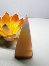 Load image into Gallery viewer, Opalesence - Pink Andara Crystal Nubian Pyramid 2.5in x 1.25in