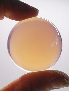 Opalescent - Pink Andara Crystal Cabochon 40mm
