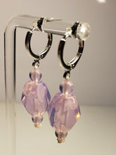 Load image into Gallery viewer, Opalesence - Pink Andara Crystal Earrings*
