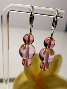 Pink & Peach Pink Andara Crystal Earrings