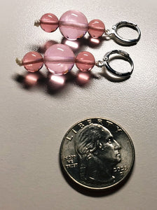 Pink & Peach Pink Andara Crystal Earrings