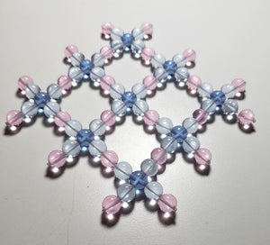 Pink Violet Healing Flame Andara Crystal Mini Mat
