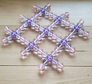 Pink Violet Healing Flame Andara Crystal Mini Mat