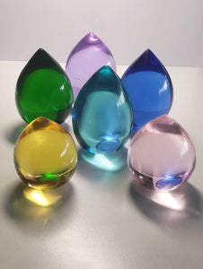 Pink Andara Crystal Pointed Egg