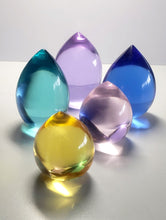 Load image into Gallery viewer, Pink Andara Crystal Pointed Egg