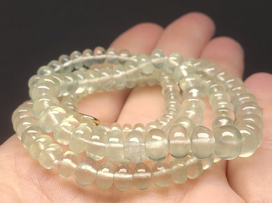 Prehnite - Green EO++ 4-7mm 20inch