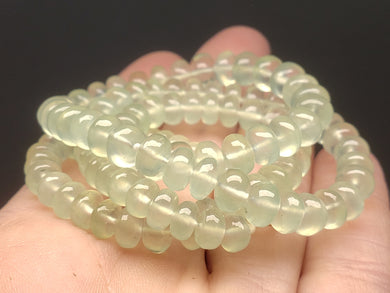 Prehnite - Green EO++ 6-7.5mm 19inch