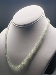 Prehnite - Green EO++ 3.5-6mm 18inch