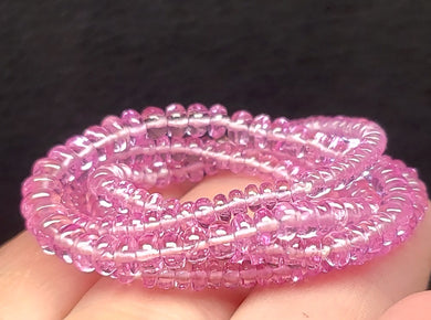Pink Sapphire EO+ 3-5mm 19inch
