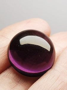 Purple Andara Crystal Cabochon 20mm