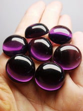 Load image into Gallery viewer, Purple / Sovereign Amethyst Andara Crystal Cabochon 20mm Chakra Set