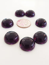Load image into Gallery viewer, Purple / Sovereign Amethyst Andara Crystal Cabochon 20mm Chakra Set