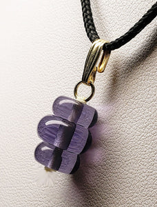 Purple Andara Crystal Pendant