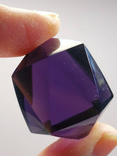 Load image into Gallery viewer, Purple Andara Crystal Icosahedron 30g