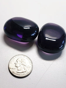Purple Andara Crystal Hand Piece PAIR 66g