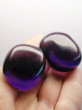Load image into Gallery viewer, Purple Andara Crystal Hand Piece PAIR 74g