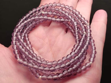 Purple Andara Crystal Infinity Necklace