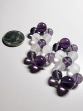 Load image into Gallery viewer, Purple Color Ray Andara Crystal Healing Tool PAIR