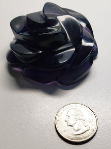 Purple Andara Crystal Rose