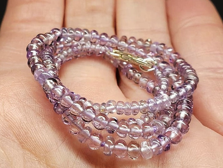 Sapphire - Purple (Lavender) EO 2-4mm 16.25inch