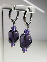 Load image into Gallery viewer, Purple &amp; Violet Andara Crystal Earrings*