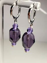 Load image into Gallery viewer, Purple &amp; Violet Andara Crystal Earrings*
