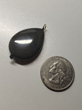 Load image into Gallery viewer, Obsidian - Rainbow Therapeutic Pendant A