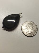 Load image into Gallery viewer, Obsidian - Rainbow Therapeutic Pendant C