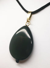 Load image into Gallery viewer, Obsidian - Rainbow Therapeutic Pendant E