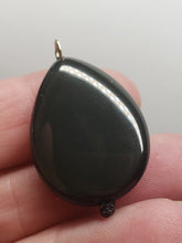 Load image into Gallery viewer, Obsidian - Rainbow Therapeutic Pendant E