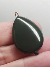 Load image into Gallery viewer, Obsidian - Rainbow Therapeutic Pendant E