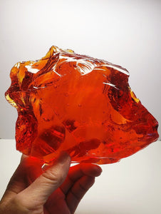 Red with Orange Traditional Andara Crystal 1.03kg