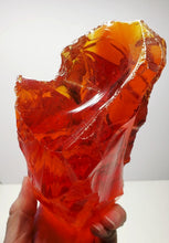 Load image into Gallery viewer, Red with Orange Traditional Andara Crystal 1.115kg