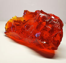 Load image into Gallery viewer, Red with Orange Traditional Andara Crystal 1.115kg