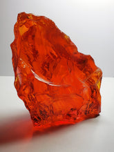 Load image into Gallery viewer, Red with Orange Traditional Andara Crystal 1.162kg