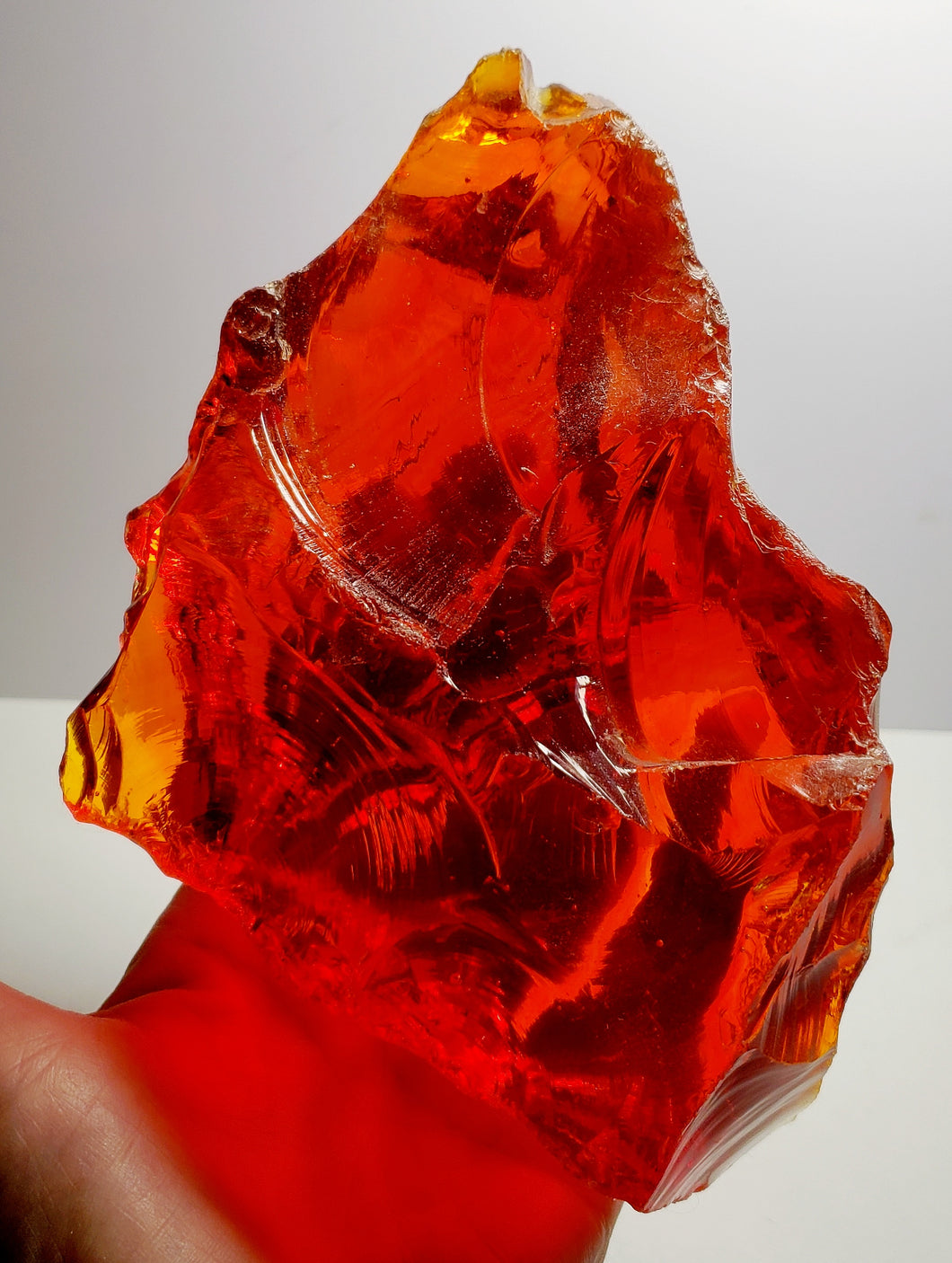 Red with Orange Traditional Andara Crystal 1.162kg