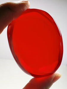 Red Andara Crystal Hand Piece 108g