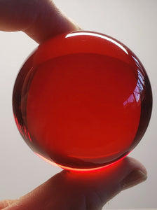 Red Andara Crystal Sphere 2 inch