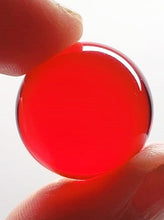 Load image into Gallery viewer, Red Andara Crystal Dome Cabochon 20mm