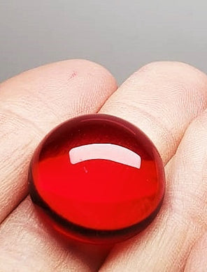 Red Andara Crystal Dome Cabochon 20mm