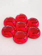 Load image into Gallery viewer, Red / Lion&#39;s Heart Andara Crystal Cabochon 20mm Chakra Set