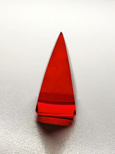 Load image into Gallery viewer, Red (Deep) Andara Crystal Nubian Pyramid 1.5in x .75in