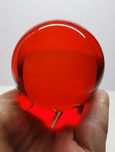 Load image into Gallery viewer, Red Andara Crystal Sphere 2.25inch