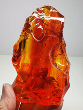Load image into Gallery viewer, Red with Orange &amp; Yellow Traditional Andara Crystal 398g