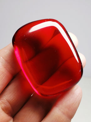 Red Andara Crystal Hand Piece 62g