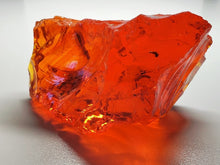 Load image into Gallery viewer, Red with Orange Traditional Andara Crystal 650g