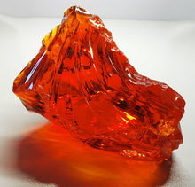 Load image into Gallery viewer, Red with Orange Traditional Andara Crystal 650g