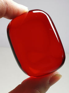 Red Andara Crystal Hand Piece 68g