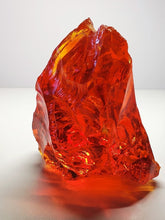 Load image into Gallery viewer, Red with Orange Traditional Andara Crystal 702g